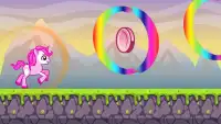 My  Pinkie Unicorn Dash Rainbow pony magic jump Screen Shot 0