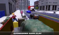 本当のダンプトラックシム3d：ゴミ箱のトラック都市のピックアップの実行 Screen Shot 4