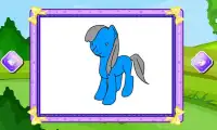 Giochi da colorare Pony Screen Shot 4