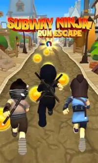 Subway Ninja Run Escape Screen Shot 0