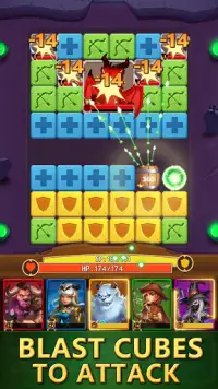 Cube Heroes - Blast Empire Puzzle Screen Shot 6