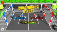 Cubic Street Soccer 3D Screen Shot 0