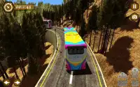 núi nặng trò chơi xe buýt lái xe 2018 Screen Shot 4