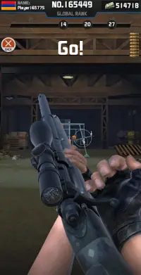 Sniper atirando: faixa alvo Screen Shot 1