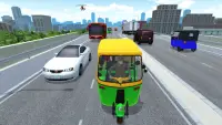Tuk tuk rickshaw moderno: jogo Screen Shot 3