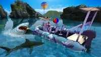 Shark Attack Game - Blue whale sim Screen Shot 1