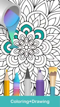 100  Mandala coloring pages Screen Shot 0