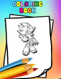 How to color sonic the hedgehog ( coloring pages) Screen Shot 2
