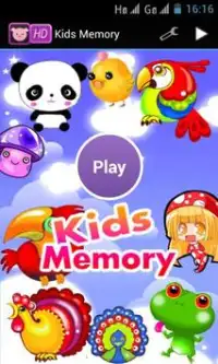 Kids Memory Screen Shot 0
