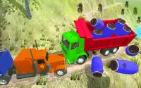 Dumper Transporter Truck Game Screen Shot 1