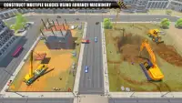 Crane Excavator Driving Sim City Construction 2018 Screen Shot 7