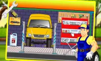 Mini Bus Repairing Simulator - Real Auto Mechanic Screen Shot 2