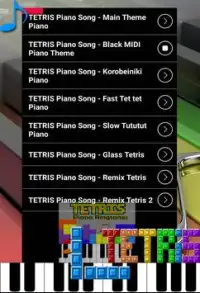 Tetris Piano Ringtones Screen Shot 1
