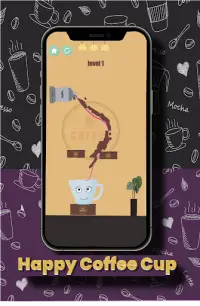 Happy Coffee Cup Screen Shot 2