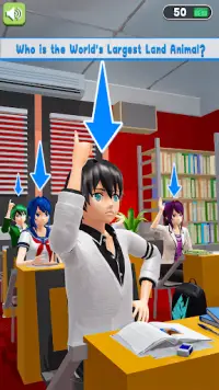 anime okul öğretmen simülatör Screen Shot 0
