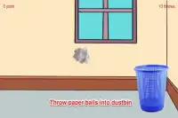 A Paper Ball Throw Into Bin Screen Shot 1
