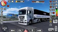 permainan truk oleng simulator Screen Shot 0