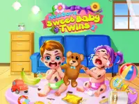 Recién nacido Sweet Baby Twins 2: Cuidado del bebé Screen Shot 0