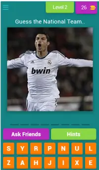 Guess the Football Player Team Screen Shot 2