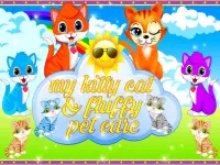 Kitty Cat Fluffy Cura Animali Screen Shot 10