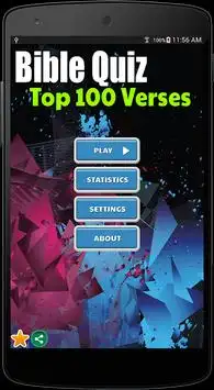 Bible Quiz Top 100 Verses FREE Screen Shot 0