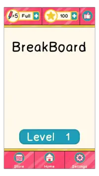 BreakBoard : Brick Breaker Screen Shot 0