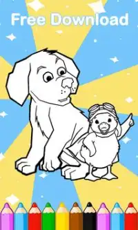 Wonderful Pets Coloring Kids Screen Shot 2
