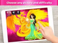 Princesa quebra-cabeças - jogos de puzzle Screen Shot 1