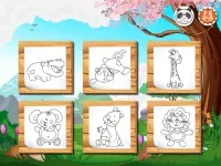 Zoo Animals Coloring Games Screen Shot 0