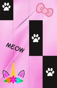 Piano Cat Tiles Corn : Pink Song  Music Game Screen Shot 0