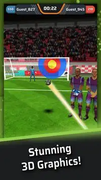 Football Live Free Kick Shots: Best Soccer Goals Screen Shot 4