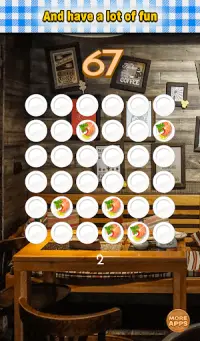 เกมลอจิกและการฝึกอบรมหน่วยความจำ: อาหารอร่อย # 2 Screen Shot 9