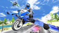 Flying Motorbike Simulator Screen Shot 2