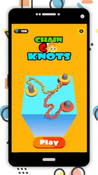 Chain Go Knots 3D - New 2020 Screen Shot 2