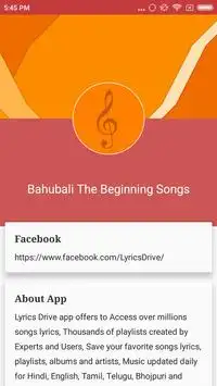 Hit Bahubali Songs Lyrics Screen Shot 11