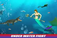 Angry Mermaid Attack Ocean Simulator Screen Shot 0