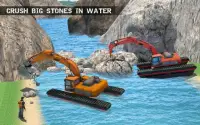 Eau Surfeur Excavatrice Grue 3D: Construction Site Screen Shot 17