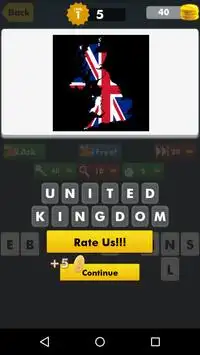 Country Flag Map Quiz - World Screen Shot 4