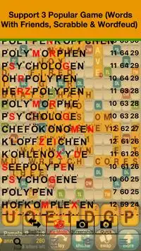 Deutsche Word Cheat for WWF Scrabble Wordfeud Screen Shot 0