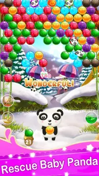 Bubble Shooter  2018 - Panda Rescue Screen Shot 3