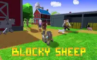 Blocky Farm Sheep Simulator Screen Shot 0