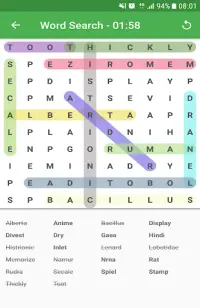 Word Search Puzzle Game Screen Shot 16