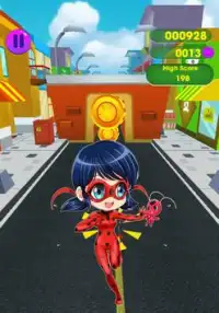 Miraculous Ladybug subway-FREE parr Adventure 3D Screen Shot 0