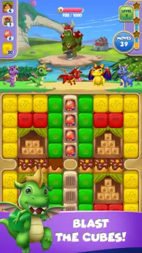 Wonder Dragons Color Blast Matching Game Screen Shot 0