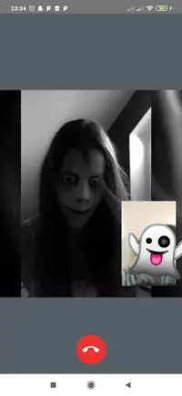 Momo scary fake call video and voice and chat Screen Shot 1