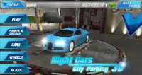 Night Cars City Parking 3D Screen Shot 11