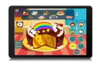 Juegos de cocina rainbow cake Screen Shot 2