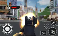 Police Car Gangster Modern Action Commando Combat Screen Shot 1