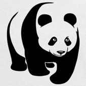 Lustiger Panda