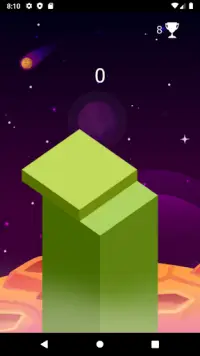 Space Tower - Building & stacking games Screen Shot 1